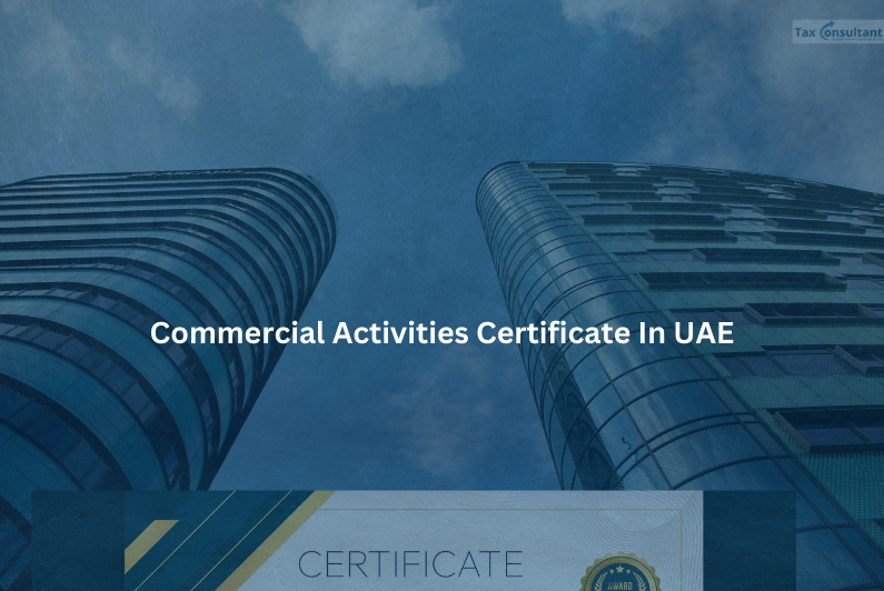 Commercial Activities Certificate