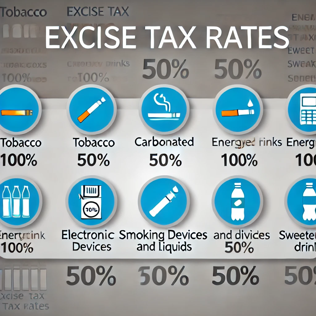 Excise tax rates in the UAE